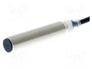 Sensor: inductive; OUT: PNP / NO; 0÷4mm; 10÷30VDC; M12; 5m; IP67 OMRON
