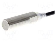 Sensor: inductive; OUT: NPN / NO; 0÷3mm; 12÷24VDC; M12; 2m; IP67 OMRON