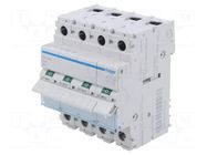 Switch-disconnector; Poles: 4; for DIN rail mounting; 125A; IP20 HAGER