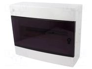 Enclosure: for modular components; IP40; white; No.of mod: 12 PAWBOL
