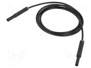 Test lead; 19A; banana socket 4mm,banana plug 4mm; insulated STÄUBLI