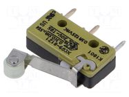 Microswitch SNAP ACTION; 6A/250VAC; with lever (with roller) SAIA-BURGESS