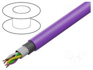 Wire; UNITRONIC® BUS LD FD P; 3x2x0.25mm2; stranded; Cu; violet LAPP