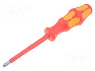 Screwdriver; insulated; Phillips; PH2; Blade length: 100mm; 1kVAC WERA