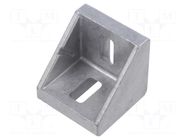 Angle bracket; for profiles; Width of the groove: 10mm; W: 42mm FATH