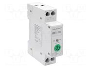 Counter; digital,mounting; for DIN rail mounting; single-phase QOLTEC