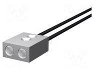 Sensor: fiber-optic; Range: 40÷4200mm; IP40; Len: 2m; 4°; -40÷70°C OMRON