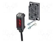Sensor: photoelectric; Range: 200mm; NPN; LIGHT-ON; Temp: -25÷55°C OMRON