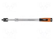 Handle for the key; 1/2"; telescopic,with joint; 470÷620mm NEO TOOLS