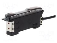 Sensor: optical fiber amplifier; NPN; Connection: cables; 2m; E3X OMRON