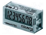 Counter: electronical; LCD; pulses; 99999999; fIN1 count max: 30Hz OMRON