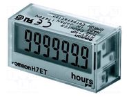 Counter: electronical; working time; LCD; Range: 0÷999999,9h; PCB OMRON