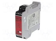 Module: safety relay; for DIN rail mounting; G9SX; -10÷55°C OMRON