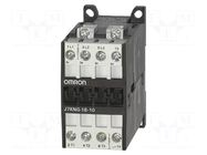 Contactor: 3-pole; NO x3; Auxiliary contacts: NO; 110VDC; 18A; J7KN OMRON