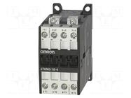 Contactor: 4-pole; NO x4; 24VDC; 18A; for DIN rail mounting; J7KN OMRON