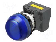 Control lamp; 22mm; M22N; -25÷55°C; Illumin: LED; Ø22.3mm; IP66 OMRON