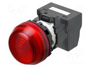 Control lamp; 22mm; M22N; -25÷55°C; Illumin: LED; Ø22.3mm; IP66 OMRON