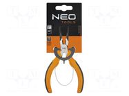 Pliers; curved,elongated; 140mm NEO TOOLS