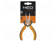 Pliers; precision,flat; 130mm NEO TOOLS