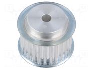 Belt pulley; T5; W: 25mm; whell width: 36mm; Ø: 43.75mm; aluminium OPTIBELT