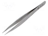 Tweezers; 120mm; for precision works; Blade tip shape: sharp PIERGIACOMI