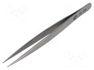 Tweezers; 110mm; for precision works; Blade tip shape: sharp PIERGIACOMI