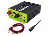 Charger: for rechargeable batteries; 70A; 12÷15VDC; 88% QOLTEC