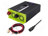 Charger: for rechargeable batteries; 90A; 12÷15VDC; 88% QOLTEC