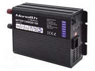 Charger: for rechargeable batteries; 10A; Out: crocodile clip QOLTEC