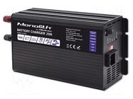 Charger: for rechargeable batteries; 20A; Out: crocodile clip QOLTEC