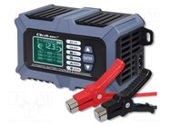 Charger: for rechargeable batteries; 6A; Out: crocodile clip; 85% QOLTEC
