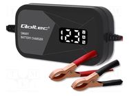 Charger: for rechargeable batteries; AGM,GEL,acid-lead; 2A QOLTEC