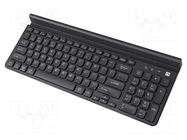 Keyboard; black; USB A; wireless,US layout; No.of butt: 108 NATEC