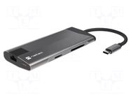 Hub USB; USB 3.0; microSD,microSDHC,microSDXC,SD,SDHC,SDXC; PnP NATEC
