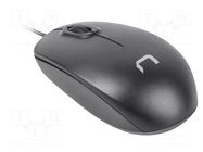 Mouse; black; USB A; optical,wired; PnP; 1.8m; No.of butt: 3 NATEC