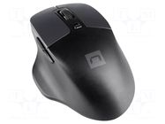 Mouse; black; USB A; wireless,optical; No.of butt: 6; 10m NATEC