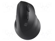 Mouse; black; USB A; wireless,optical; No.of butt: 6; 10m NATEC