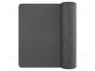 Pad; black; mouse; labelling-friendly surface; 300x250x2mm; 1pcs. NATEC
