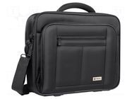 Laptop bag; black; polyamide; Usable dim: 375x50x305mm; 15.6" NATEC