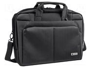 Laptop bag; black; polyester; Usable dim: 395x45x275mm; 15.6" NATEC