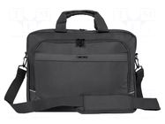 Laptop bag; black; poliester 1680D; Usable dim: 270x40x370mm NATEC