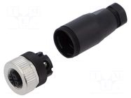 Connector: M12; plug; PIN: 4; female; A code-DeviceNet / CANopen MURRELEKTRONIK