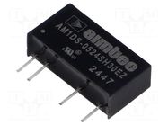 Converter: DC/DC; 1W; Uin: 4.5÷5.5VDC; Uout: 24VDC; Iout: 42mA; SIP7 AIMTEC