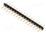 Connector: pin strips; pin header; male; PIN: 16; straight; THT SAMTEC