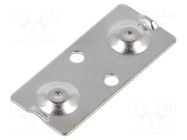 Lamella contact; 18650; Batt.no: 2; screw KEYSTONE