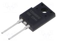 Diode: Schottky rectifying; SiC; THT; 650V; 8A; ITO220AC; 44.5W SMC DIODE SOLUTIONS