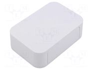 Enclosure: shielding; X: 125mm; Y: 85mm; Z: 35mm; ABS; white; IP40; PFE TAKACHI