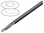 Wire; 3x18AWG; stranded; Cu; shielded,Al-PET foil; chrome; 305m BELDEN