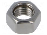 Nut; hexagonal; M12; 1.75; A2 stainless steel; 18mm; BN 5713 BOSSARD