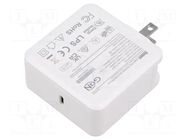 Power supply: switching; mains,plug-in; 5VDC,; 3A; 60W; 61x61x29mm SUNNY